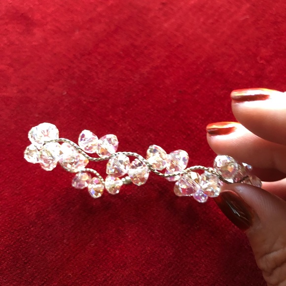 Clear crystal bead bracelet - Picture 2 of 5